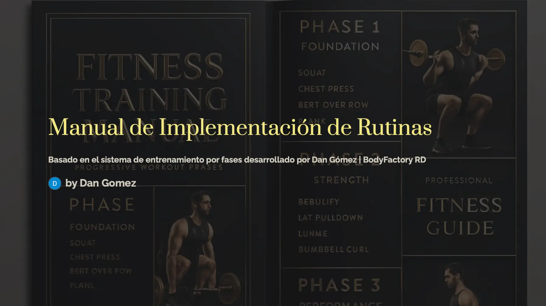 Parte 3 - Manual de implementación de rutina